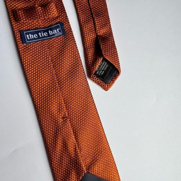 The Tie Bar Orange Tie - Picture 4 of 5
